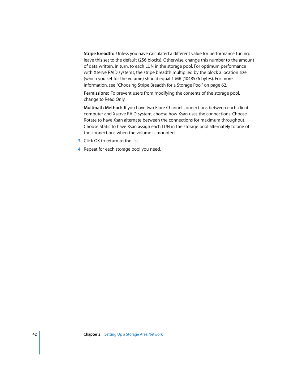 Apple Xsan 1.1 User Manual | Page 42 / 134