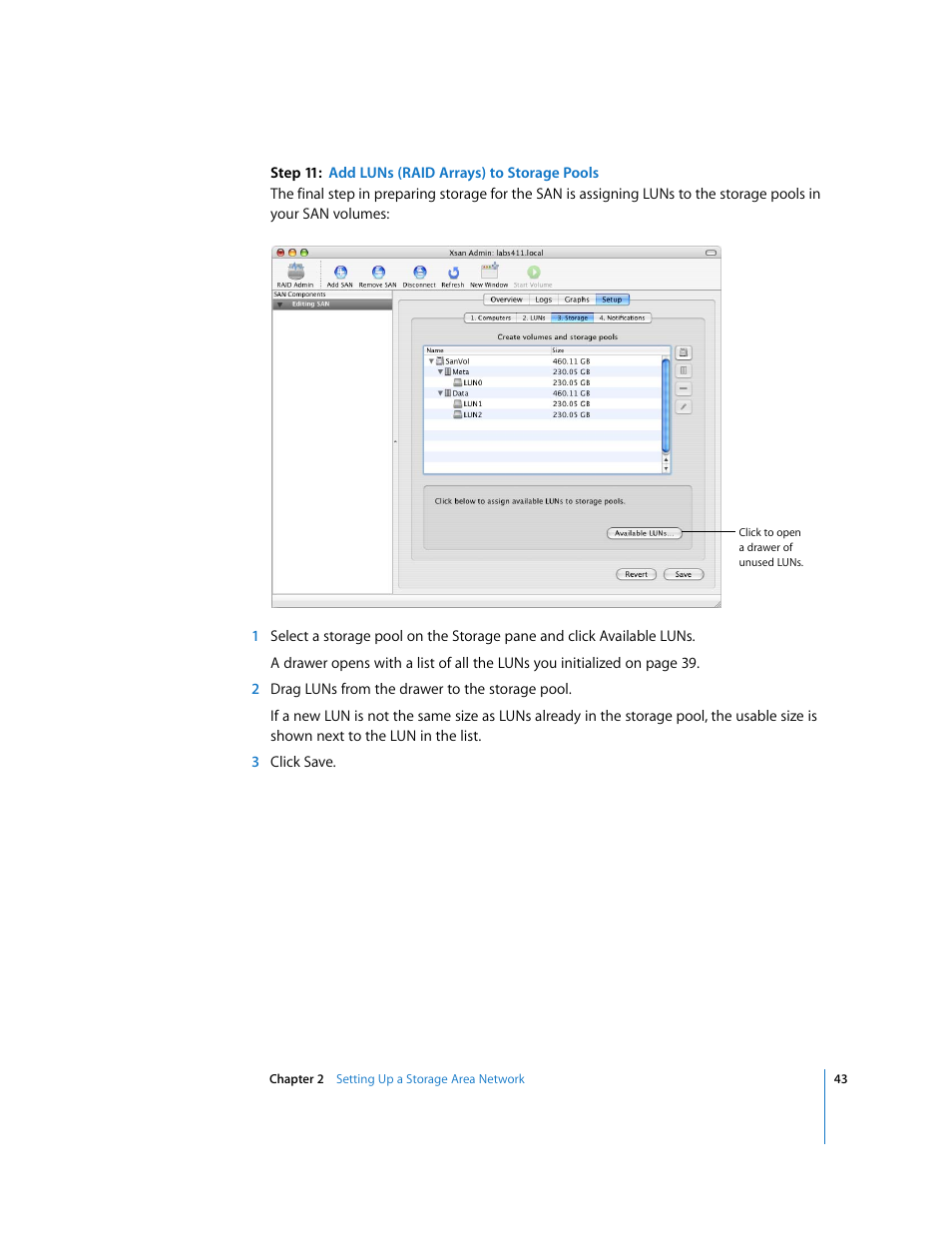 Apple Xsan 1.1 User Manual | Page 43 / 134