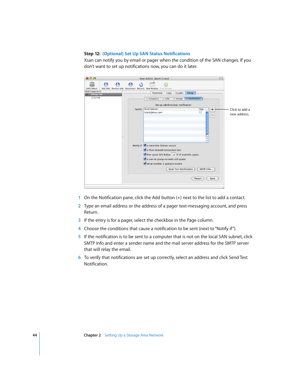 Apple Xsan 1.1 User Manual | Page 44 / 134