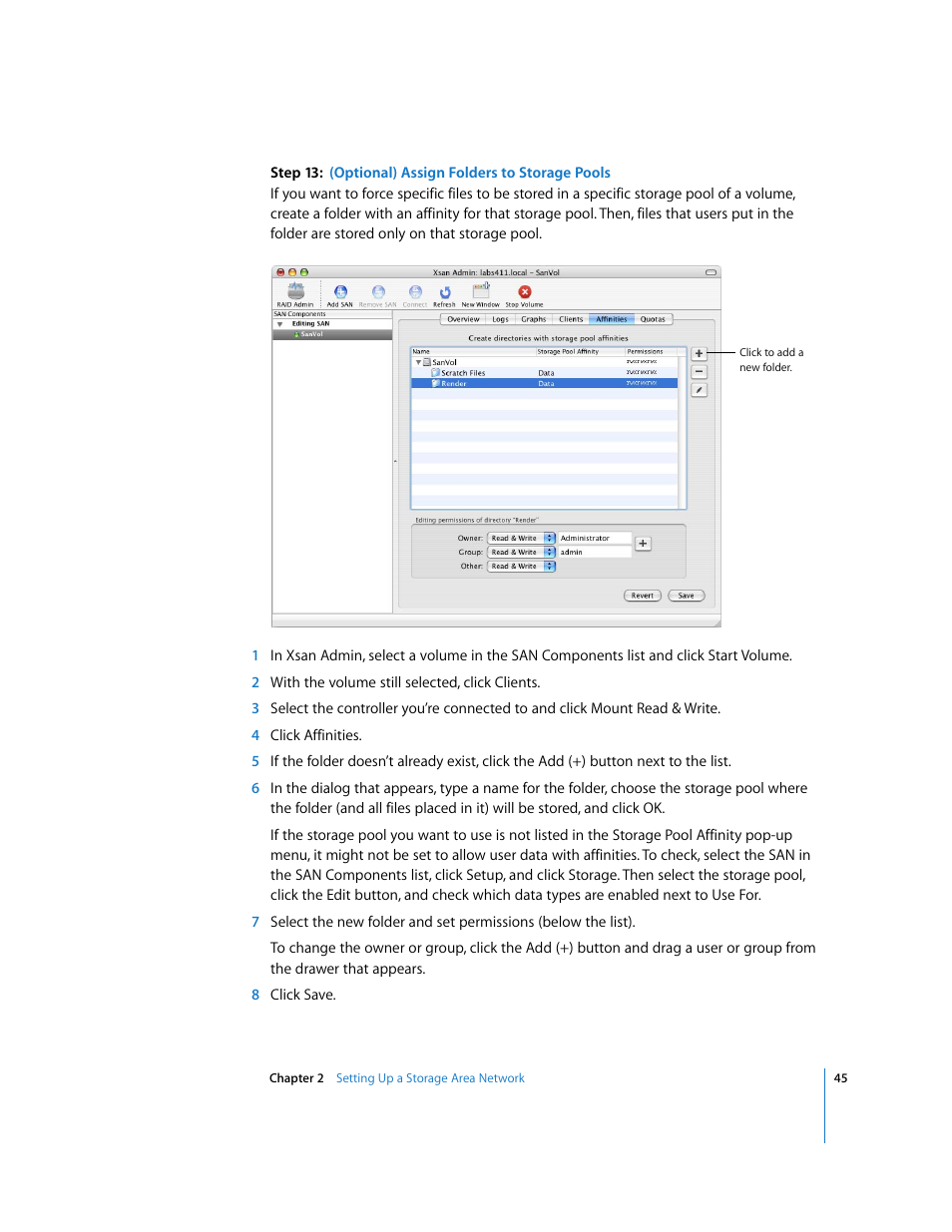Apple Xsan 1.1 User Manual | Page 45 / 134