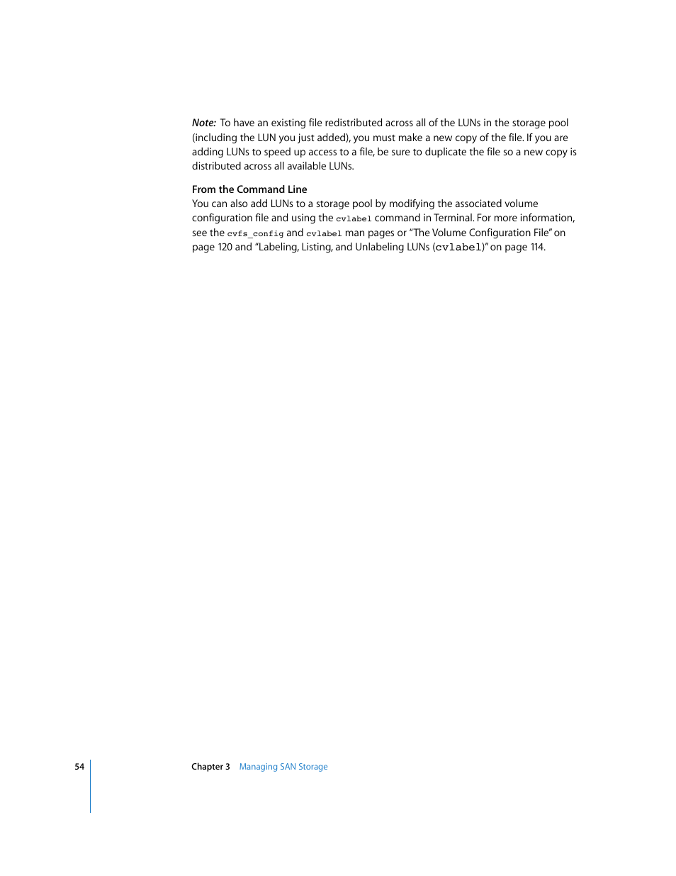 Apple Xsan 1.1 User Manual | Page 54 / 134