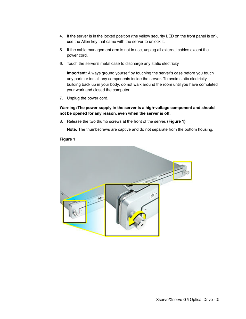 Apple Xserve Intel (Late 2006) DIY Procedure for Optical Drive Cable User Manual | Page 2 / 6