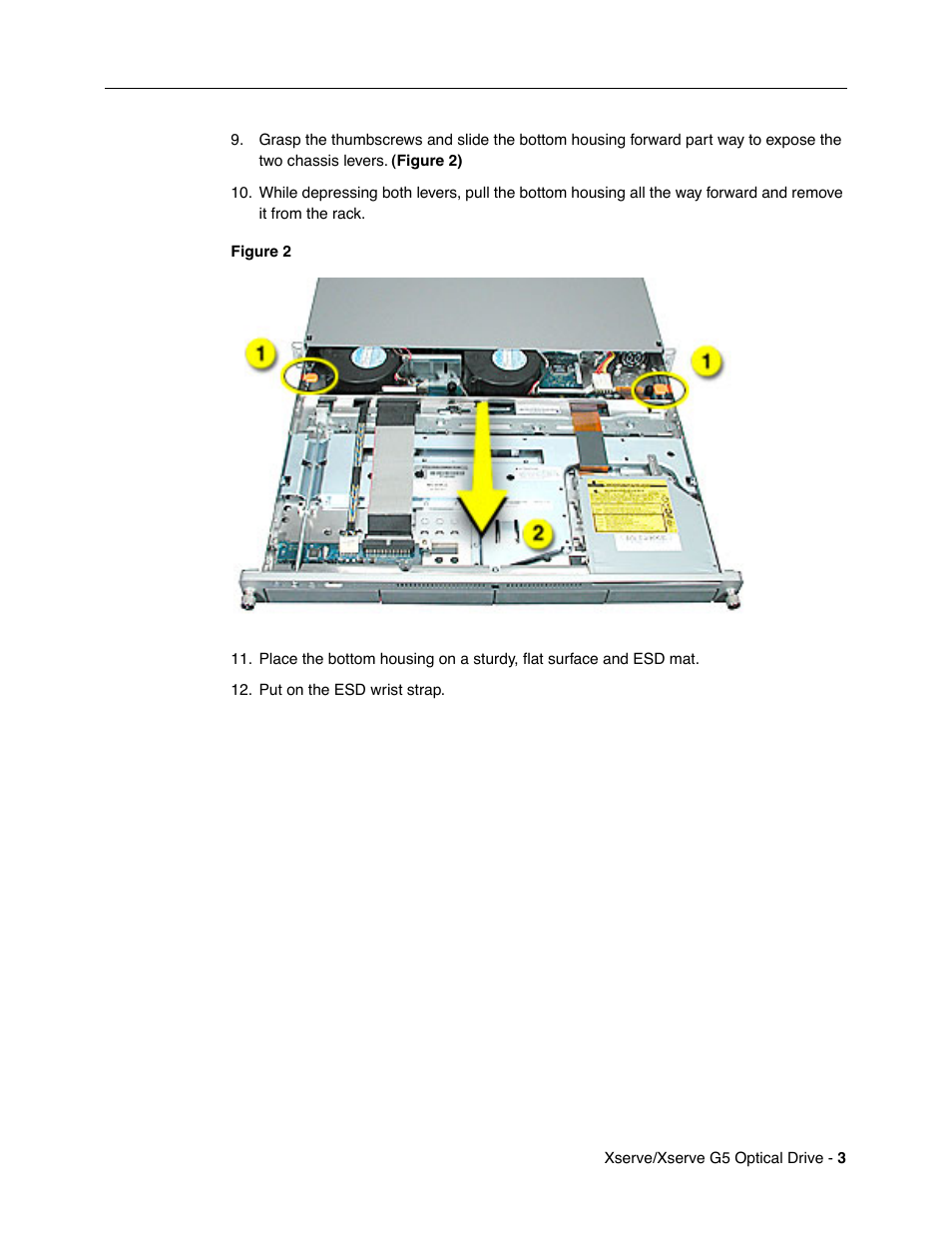 Apple Xserve Intel (Late 2006) DIY Procedure for Optical Drive Cable User Manual | Page 3 / 6