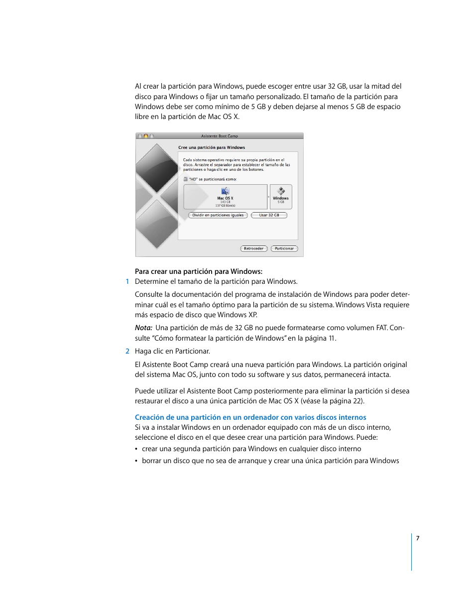 Apple Boot Camp (Mac OS X v10.5 Leopard) User Manual | Page 7 / 27