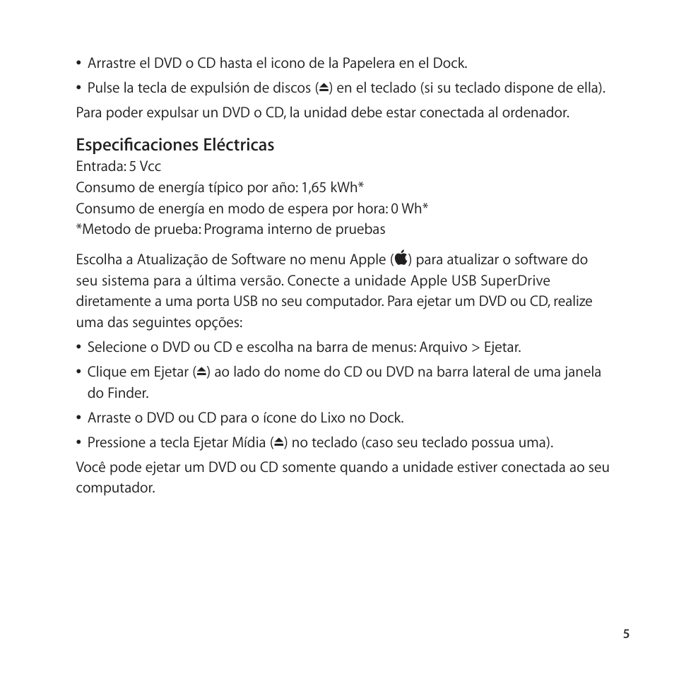 Apple USB SuperDrive User Manual | Page 5 / 8