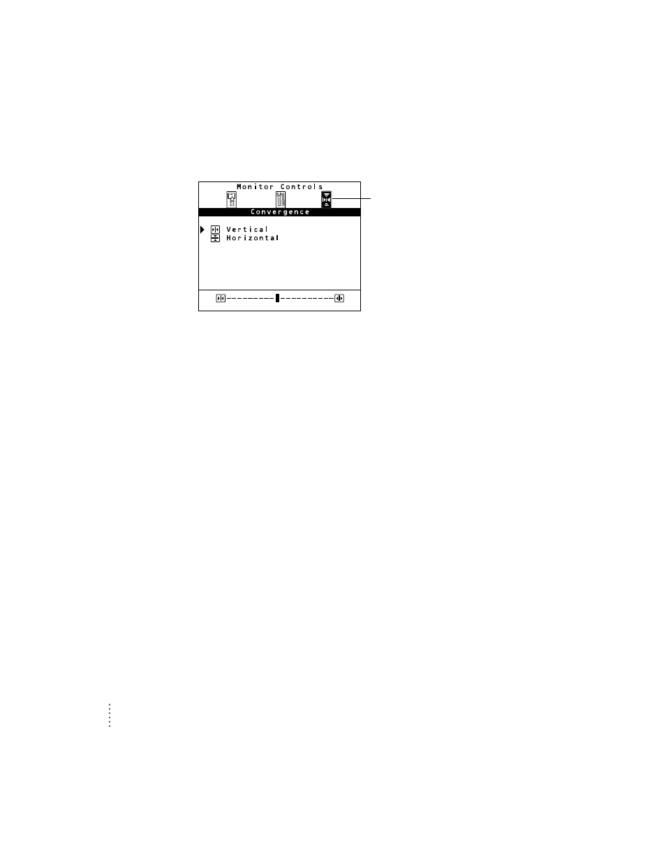 Adjusting convergence | Apple ColorSync Display User Manual | Page 49 / 67