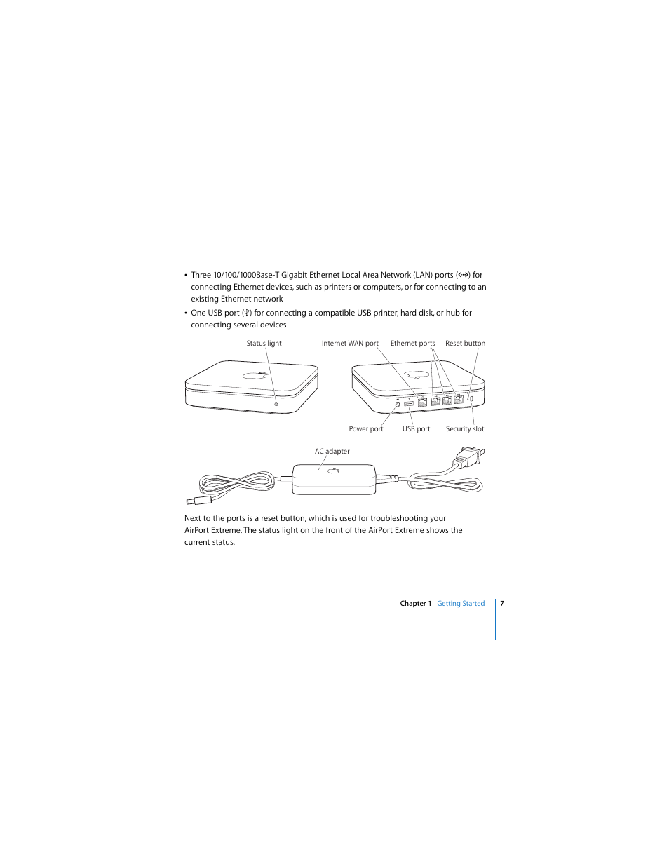 Apple AirPort Extreme 802.11n (3rd Generation) User Manual | Page 7 / 44