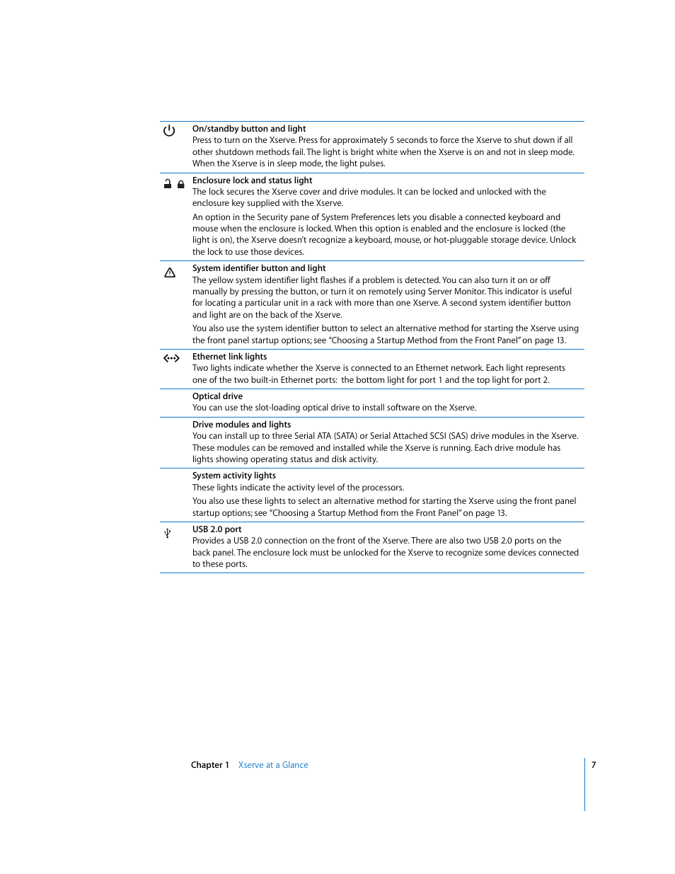 Apple Xserve (Early 2008) User Manual | Page 7 / 31