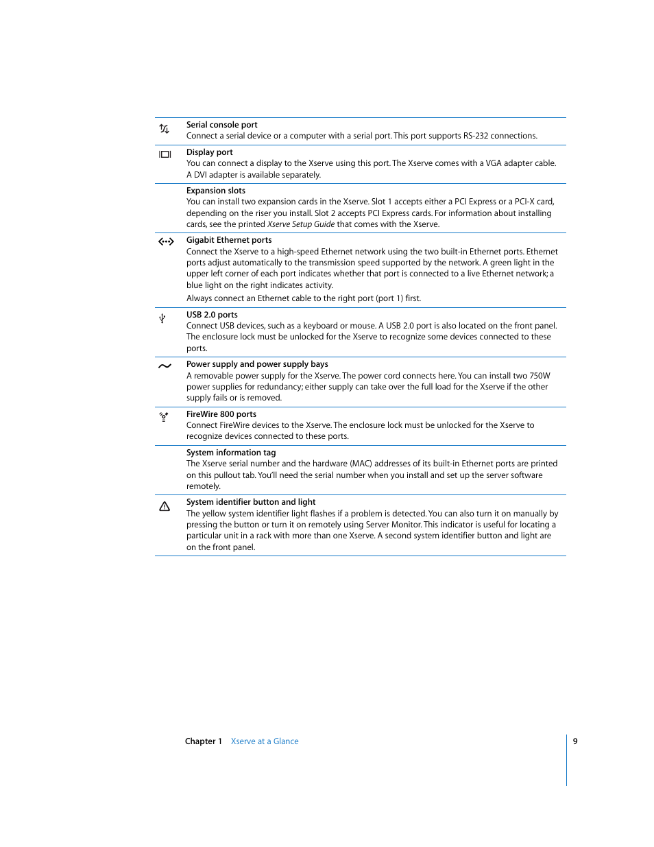 Apple Xserve (Early 2008) User Manual | Page 9 / 31