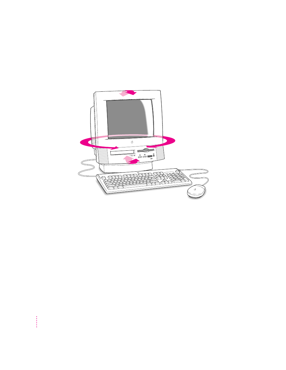 Adjusting the angle of the screen, Connecting other equipment | Apple Power Macintosh 5260 Series User Manual | Page 12 / 191