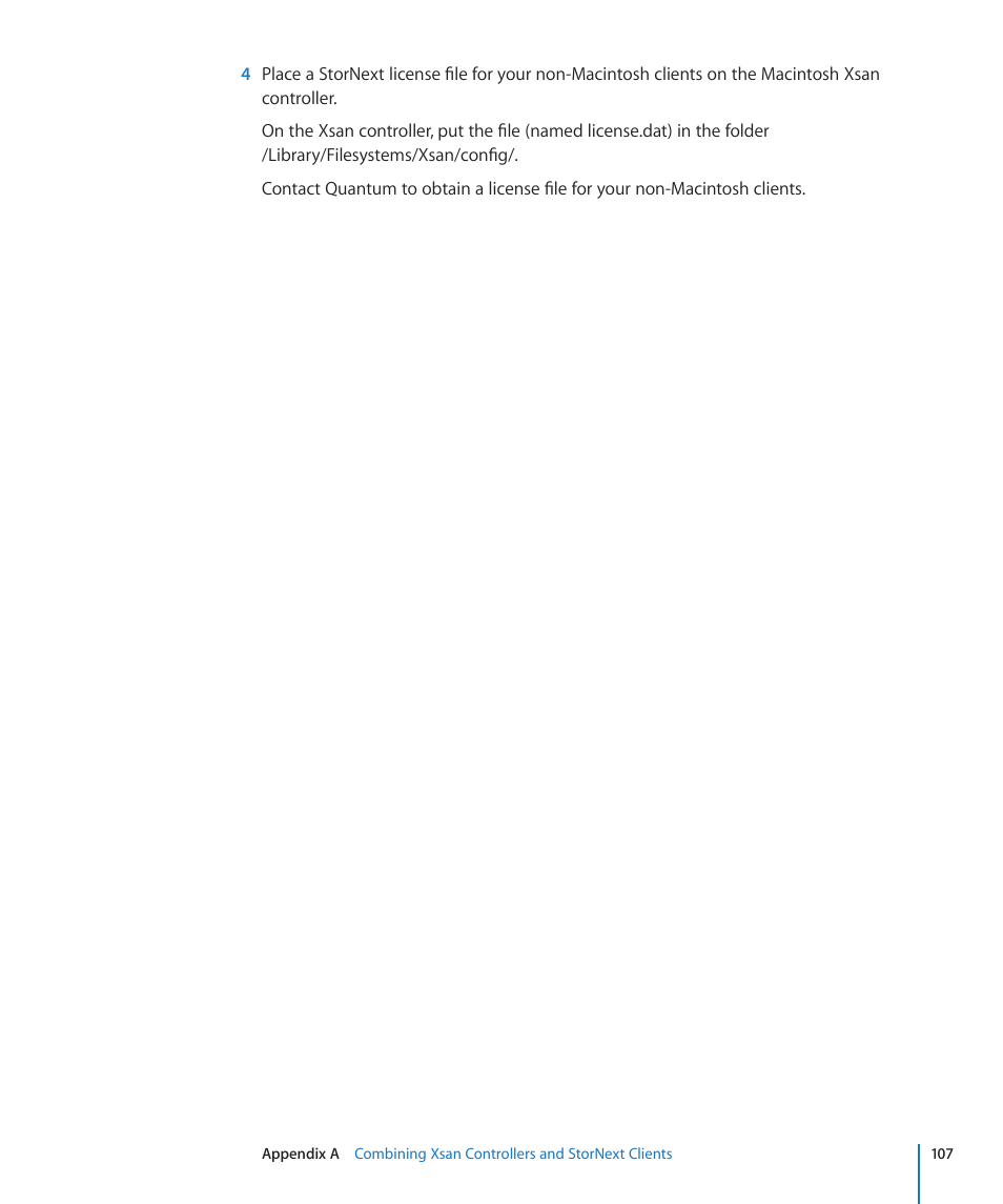 Apple Xsan 2 (Third Edition) User Manual | Page 107 / 129