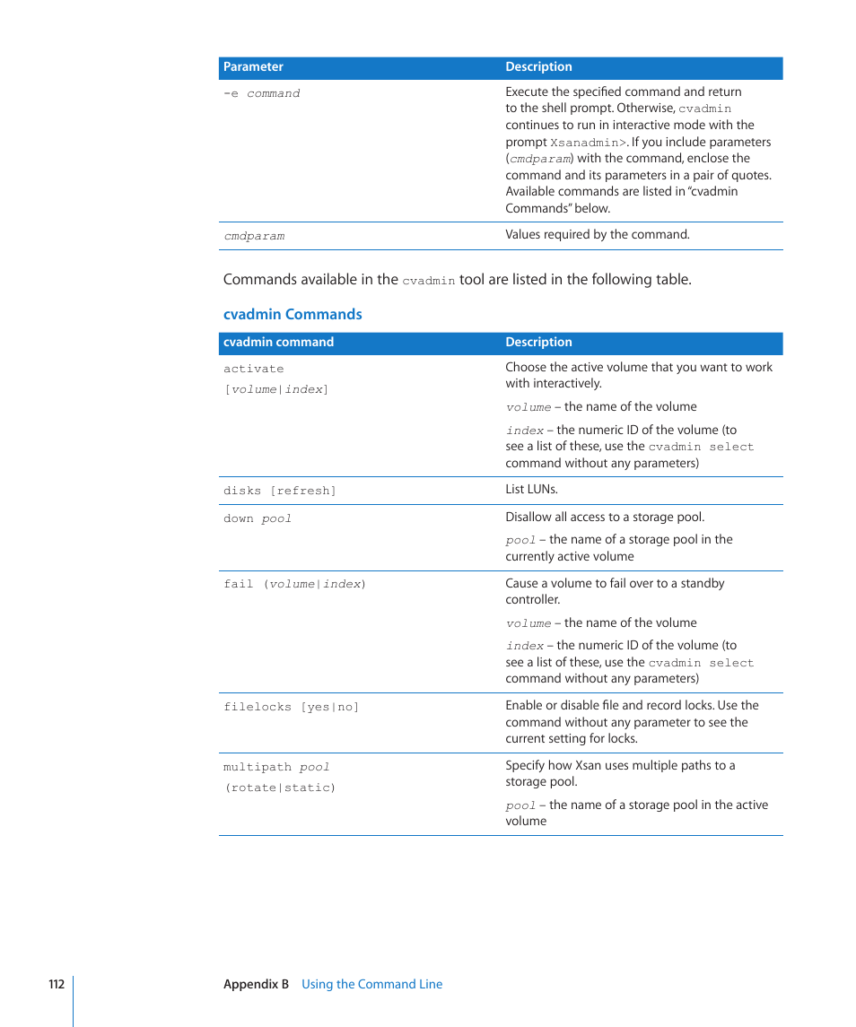 Apple Xsan 2 (Third Edition) User Manual | Page 112 / 129