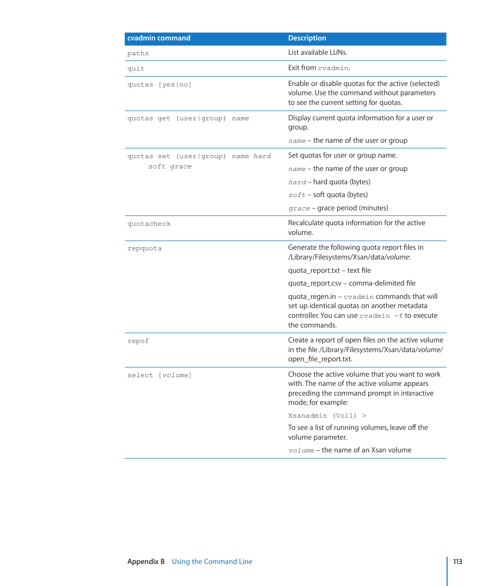 Apple Xsan 2 (Third Edition) User Manual | Page 113 / 129