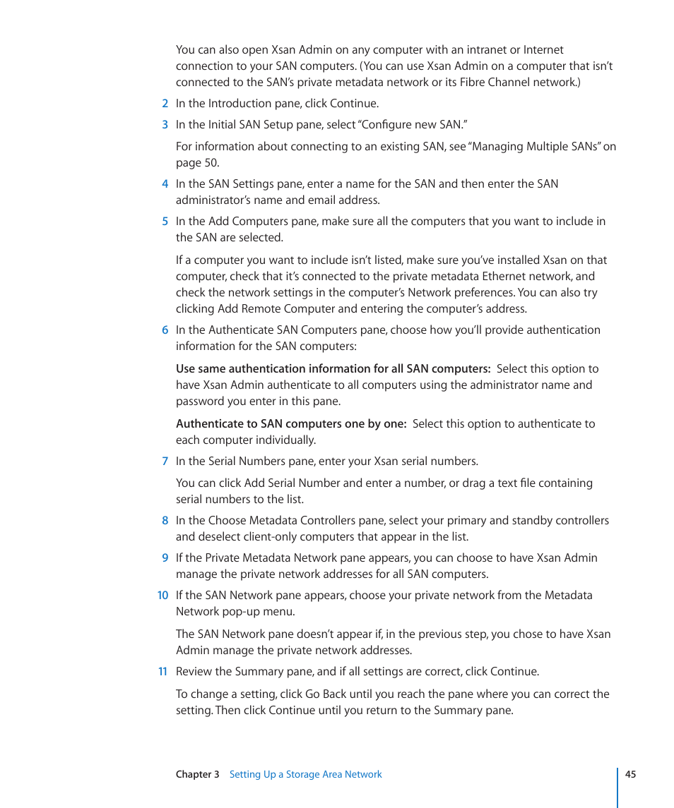 Apple Xsan 2 (Third Edition) User Manual | Page 45 / 129