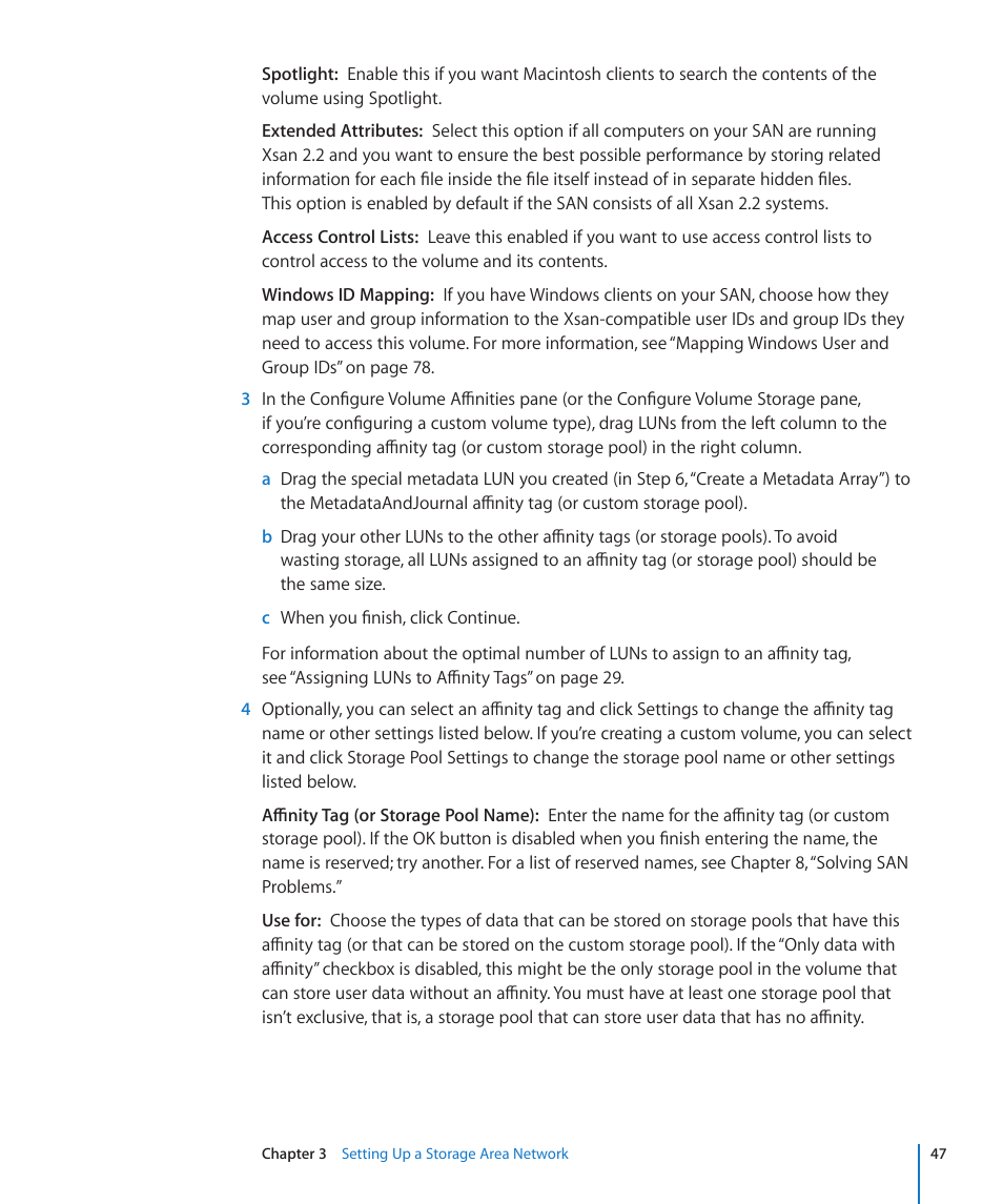 Apple Xsan 2 (Third Edition) User Manual | Page 47 / 129