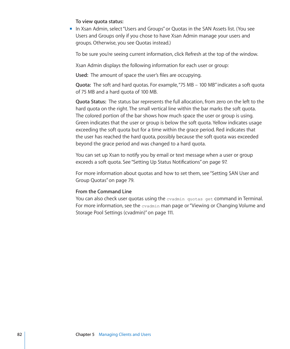 Apple Xsan 2 (Third Edition) User Manual | Page 82 / 129