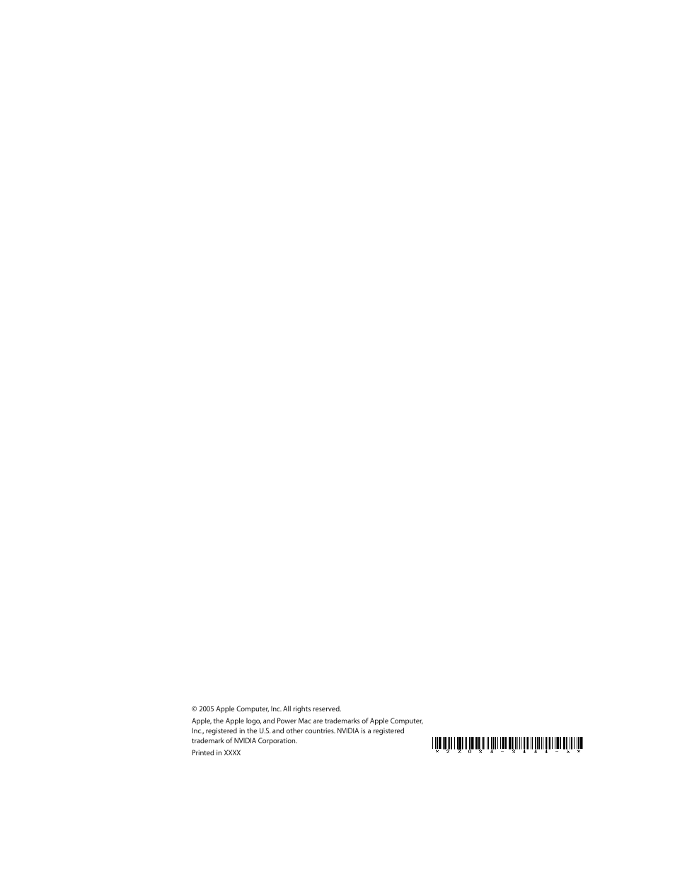 Apple NVIDIA Quadro FX 4500 Graphics Card User Manual | Page 16 / 16