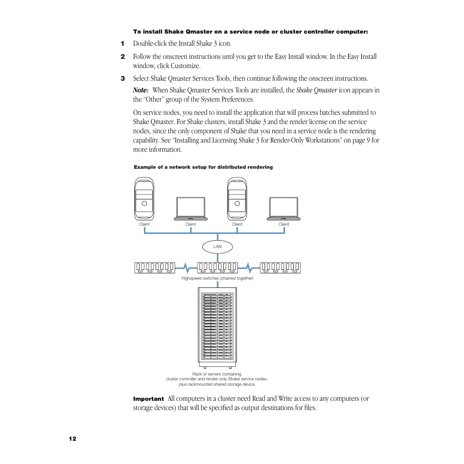 Double-click the install shake 3 icon | Apple Shake 3.0 User Manual | Page 12 / 16