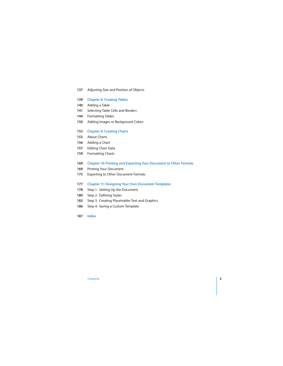 Apple Pages User Manual | Page 5 / 192