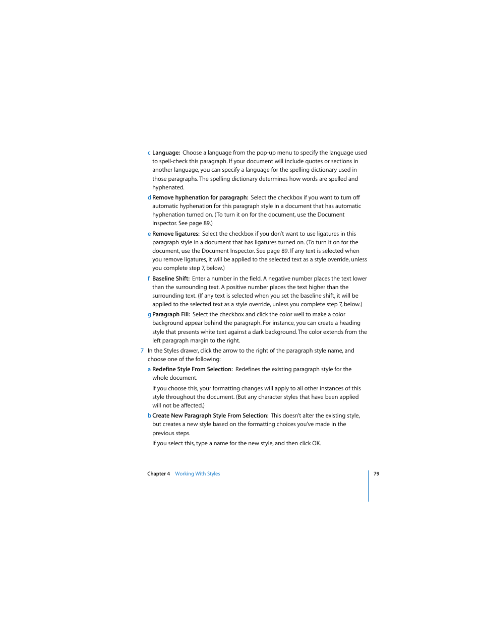 Apple Pages User Manual | Page 79 / 192