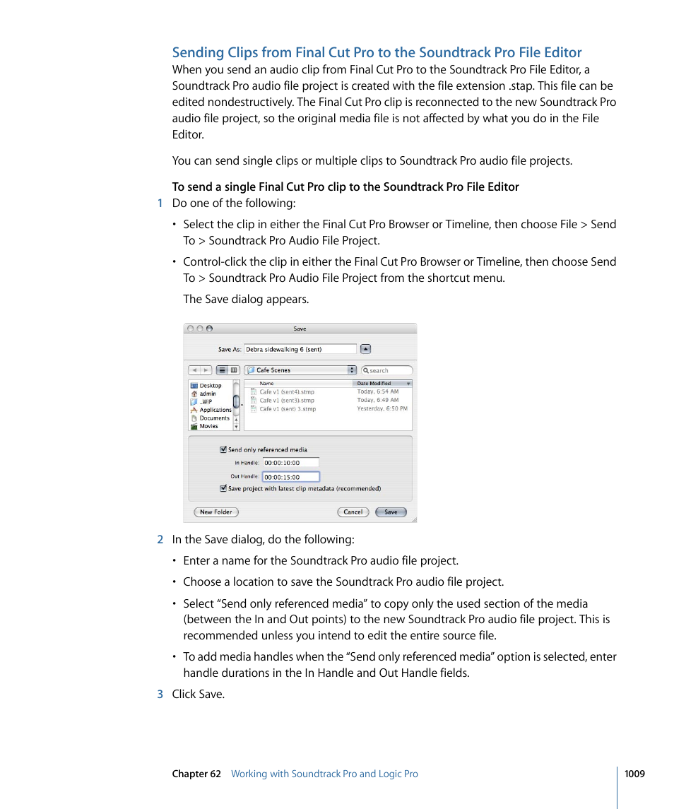 Apple Final Cut Pro 7 User Manual | Page 1009 / 1990