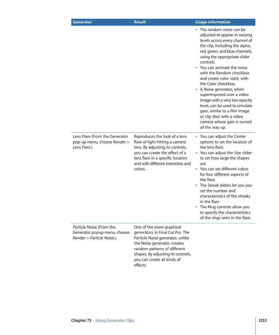 Apple Final Cut Pro 7 User Manual | Page 1253 / 1990