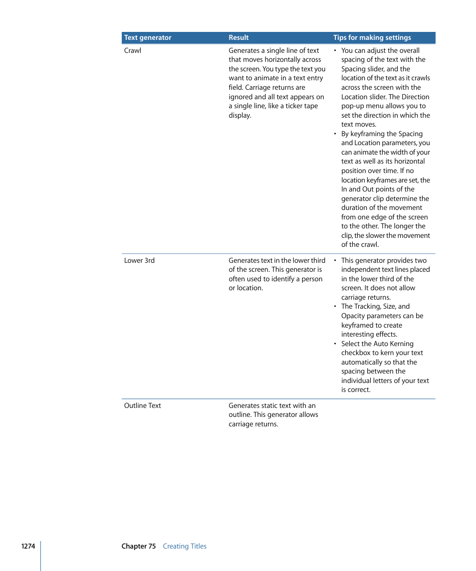 Apple Final Cut Pro 7 User Manual | Page 1274 / 1990