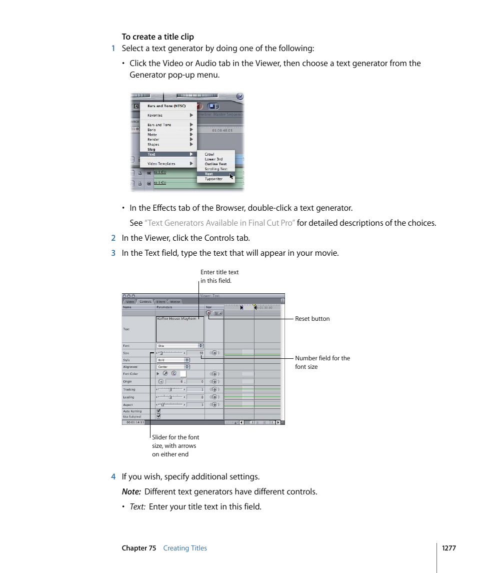 Apple Final Cut Pro 7 User Manual | Page 1277 / 1990