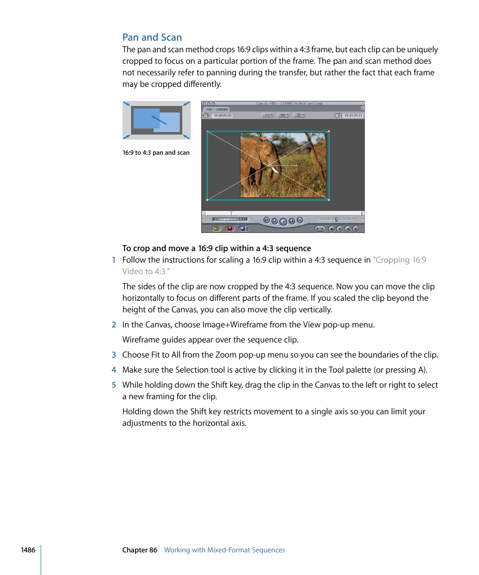 Pan and scan | Apple Final Cut Pro 7 User Manual | Page 1486 / 1990