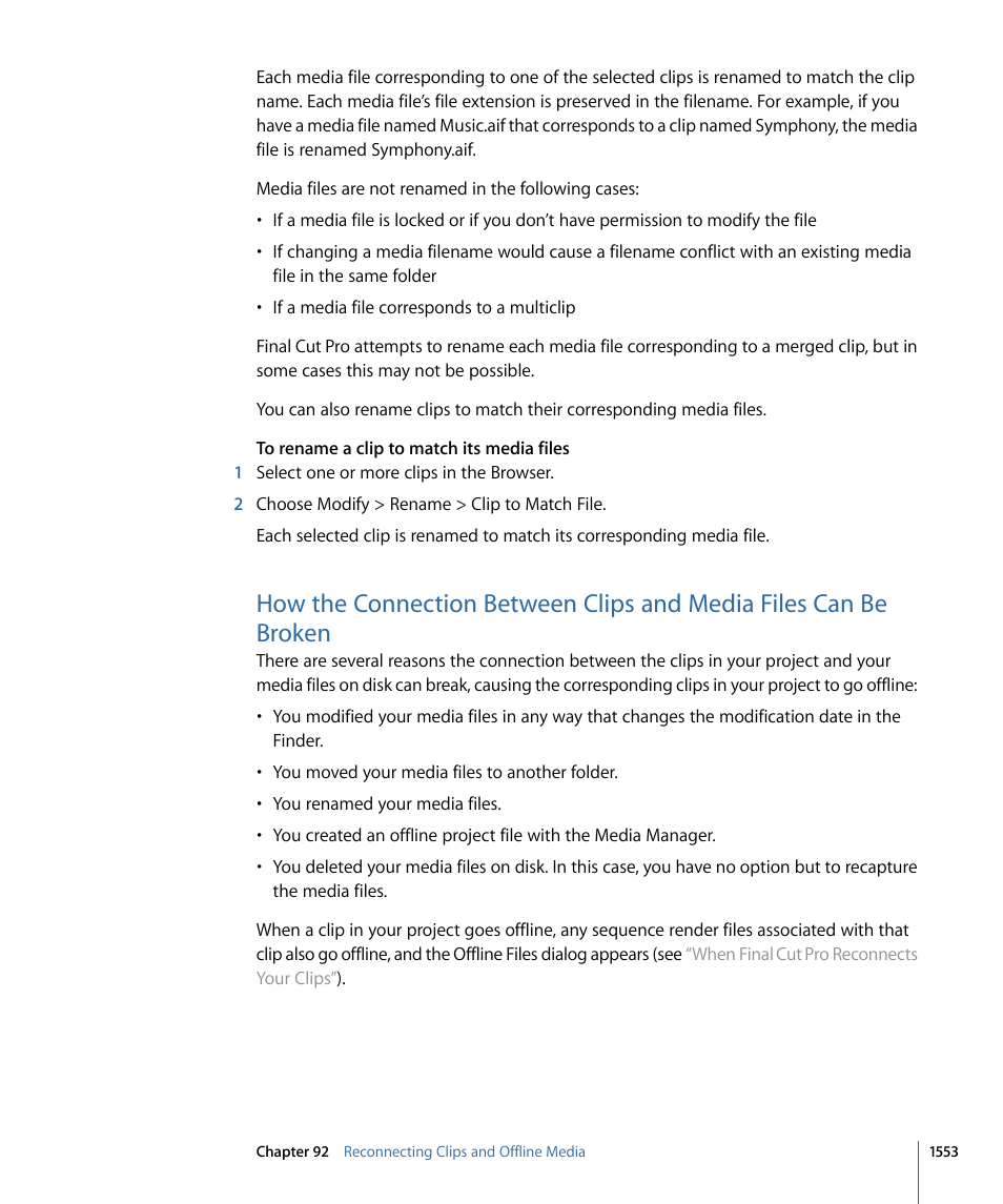 Apple Final Cut Pro 7 User Manual | Page 1553 / 1990