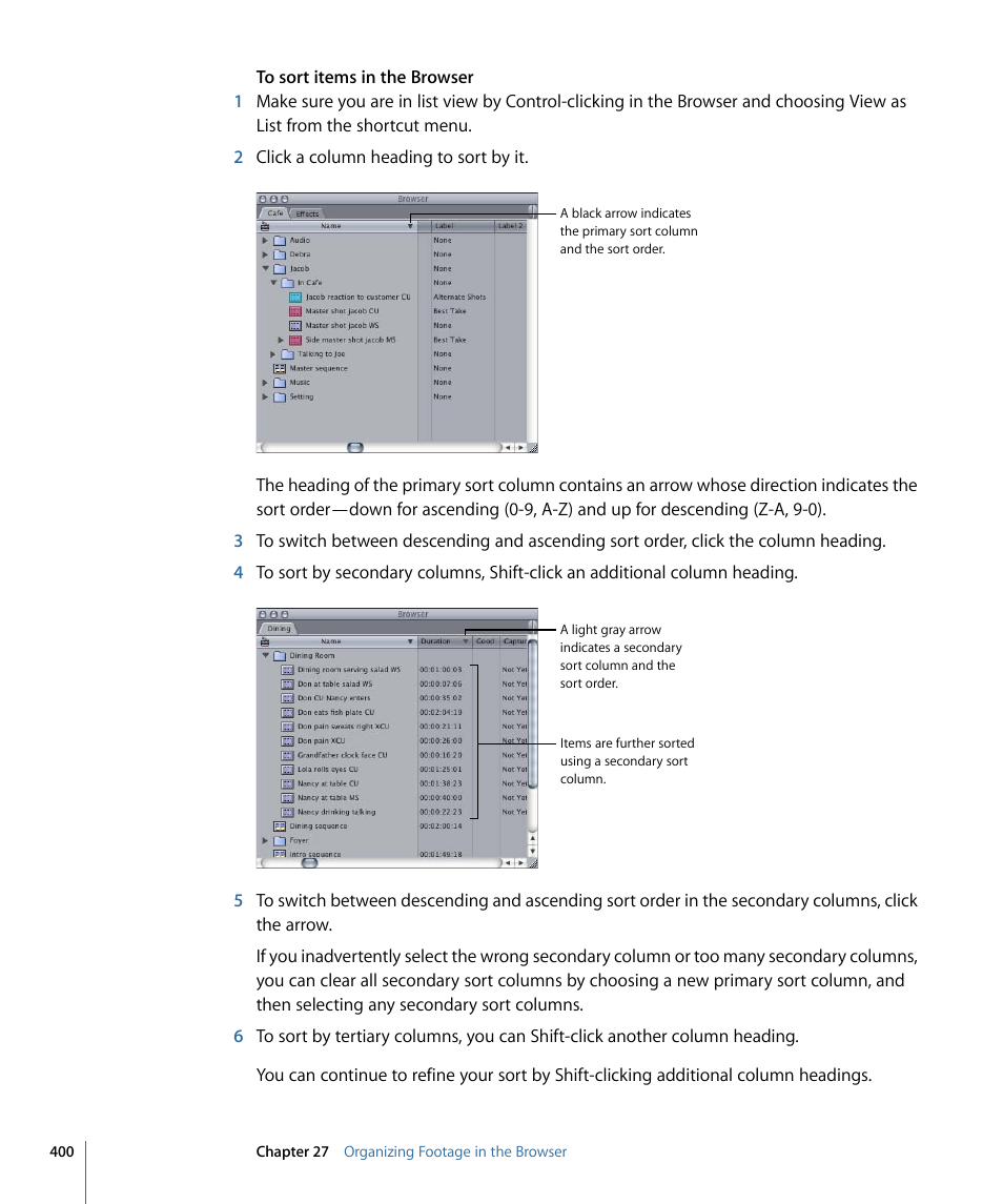 Apple Final Cut Pro 7 User Manual | Page 400 / 1990