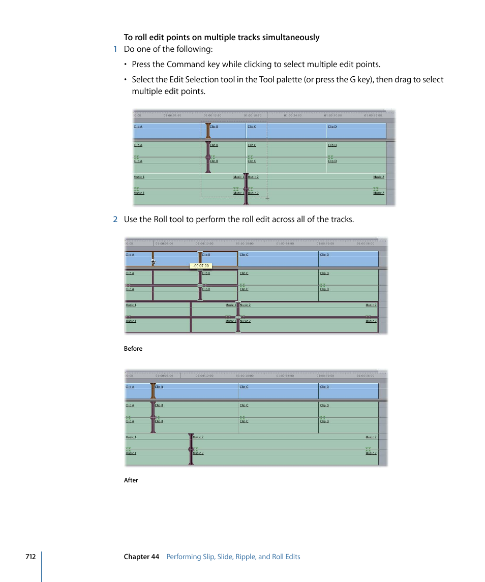 Apple Final Cut Pro 7 User Manual | Page 712 / 1990