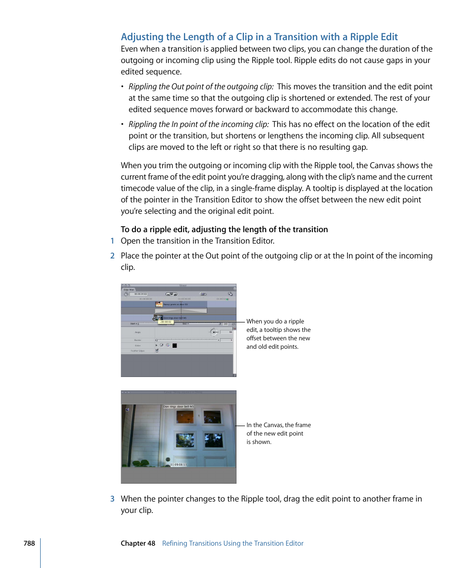 Edit | Apple Final Cut Pro 7 User Manual | Page 788 / 1990