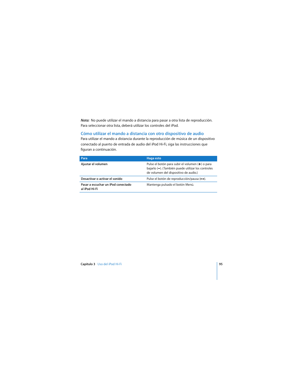 Apple iPod Hi-Fi User Manual | Page 95 / 104