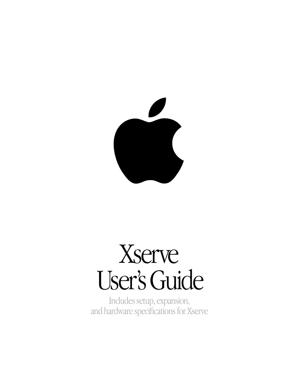 Apple Xserve (Original) User Manual | 78 pages