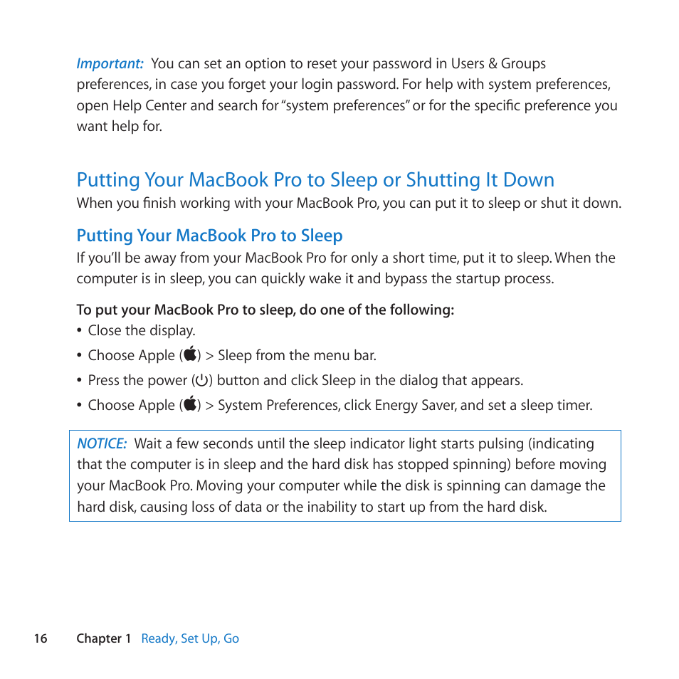 Apple MacBook Pro (15-inch, Early 2011) User Manual | Page 16 / 88