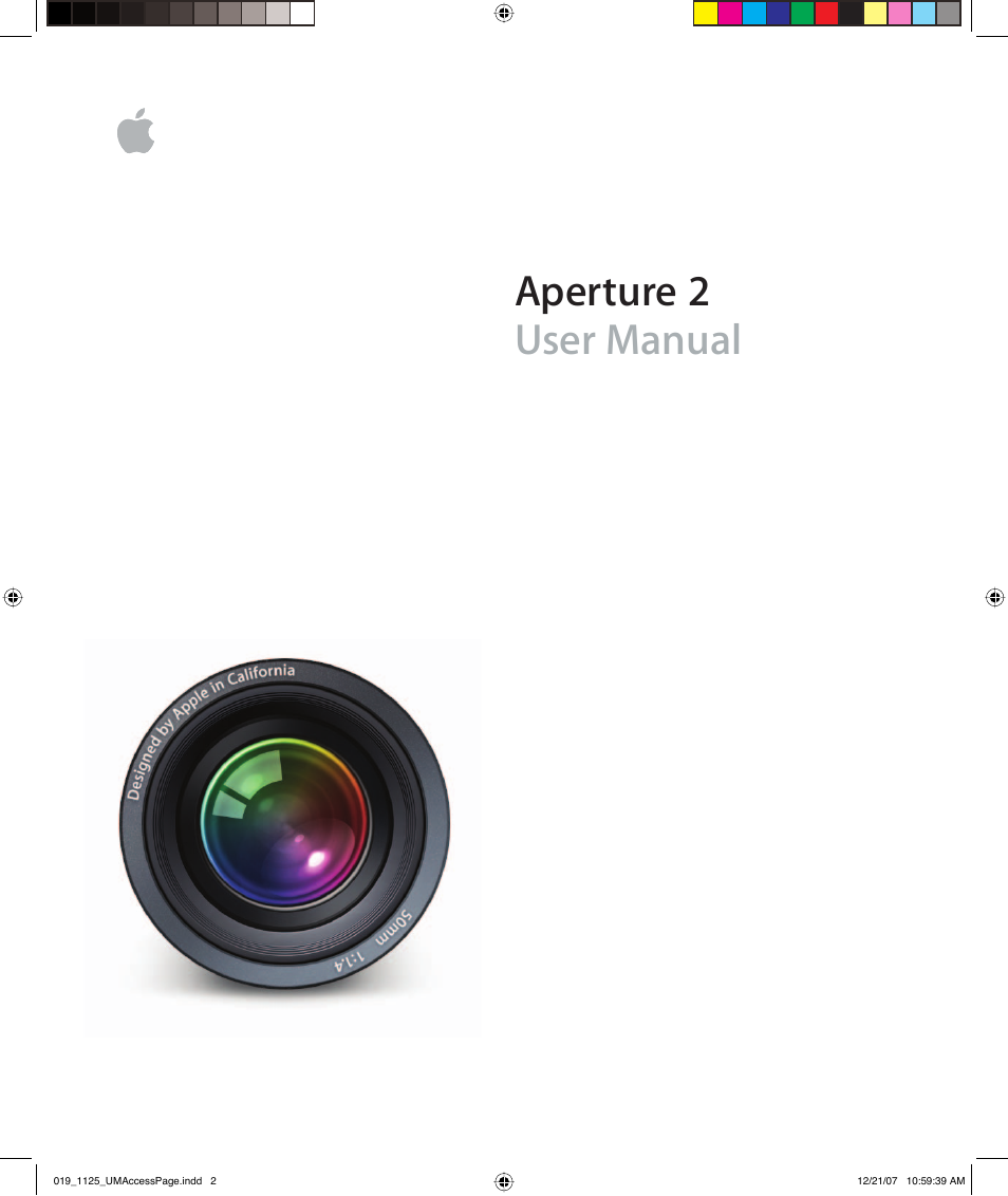 Apple Aperture 2 User Manual | 701 pages