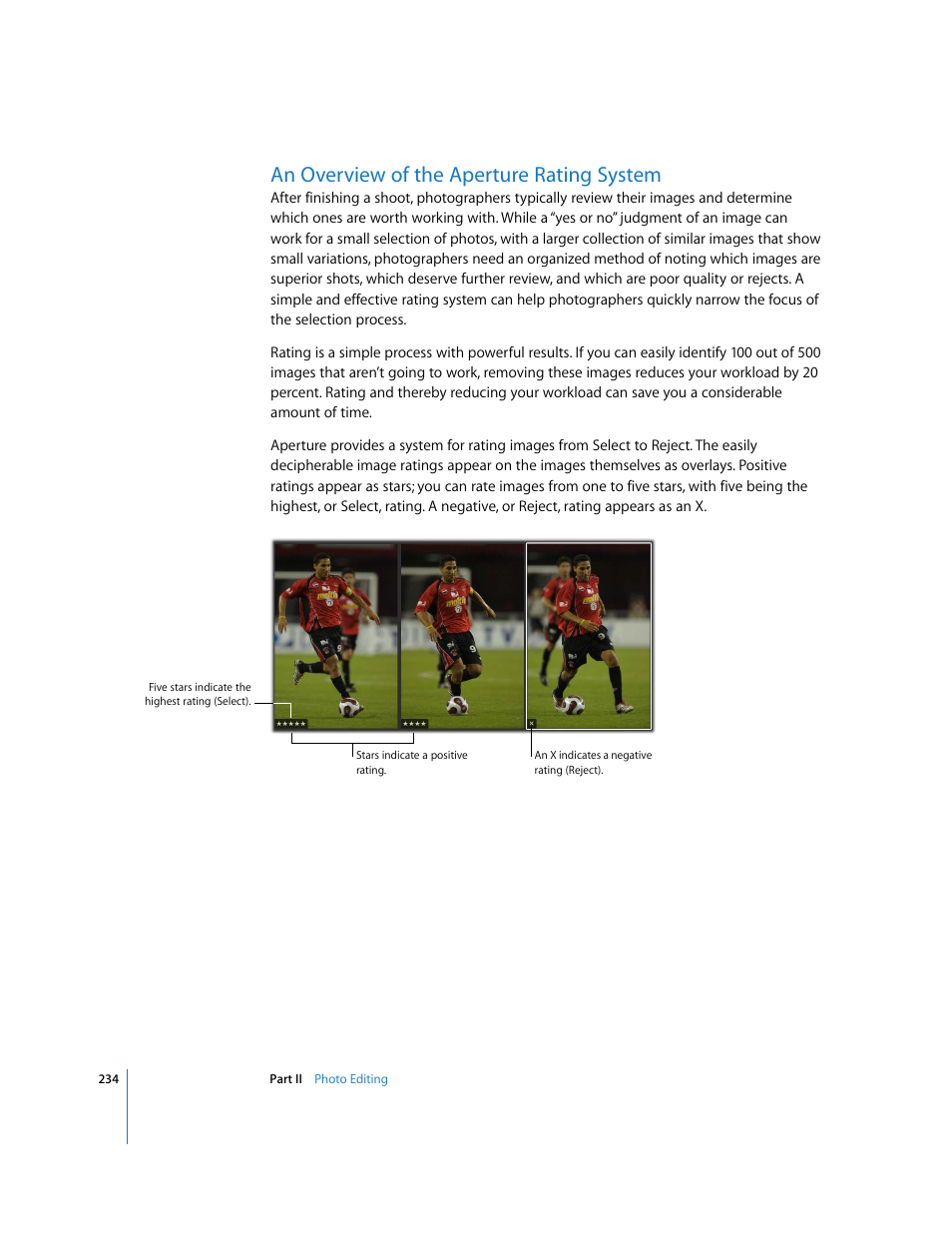An overview of the aperture rating system, P. 234) | Apple Aperture 2 User Manual | Page 234 / 701