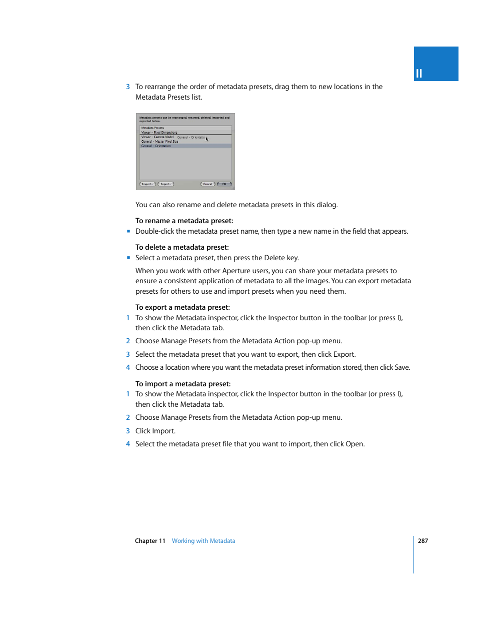 Apple Aperture 2 User Manual | Page 287 / 701