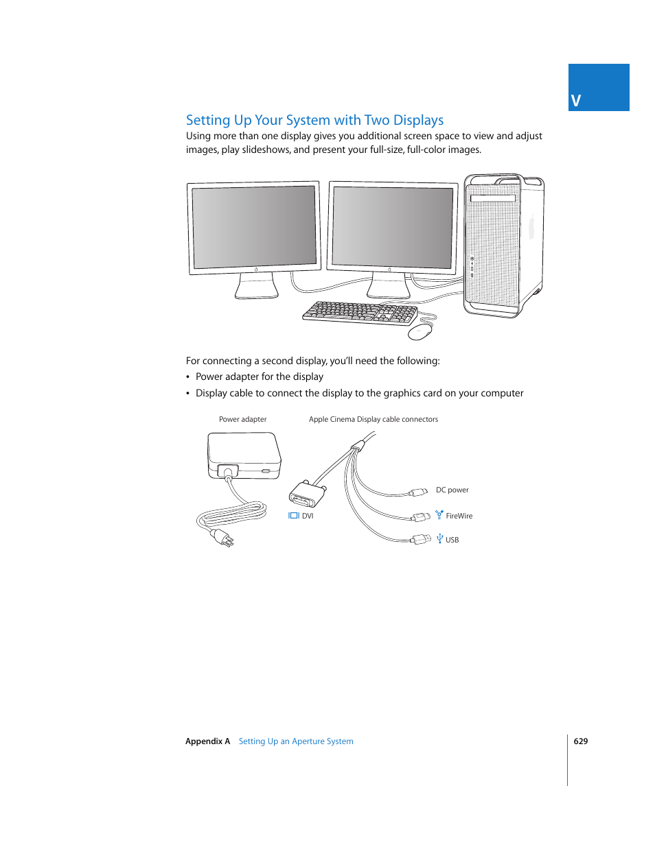 Setting up your system with two displays, P. 629) | Apple Aperture 2 User Manual | Page 629 / 701