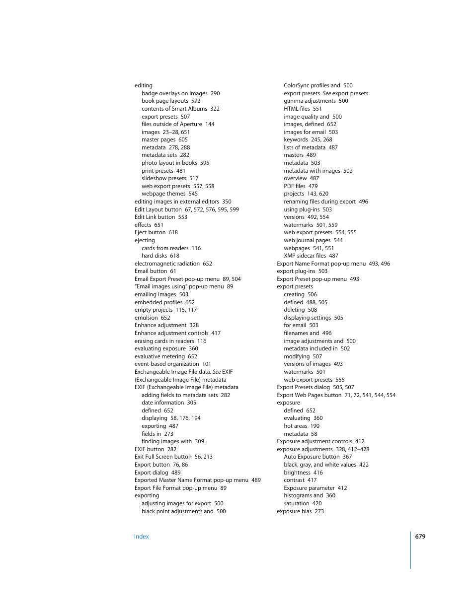 Apple Aperture 2 User Manual | Page 679 / 701