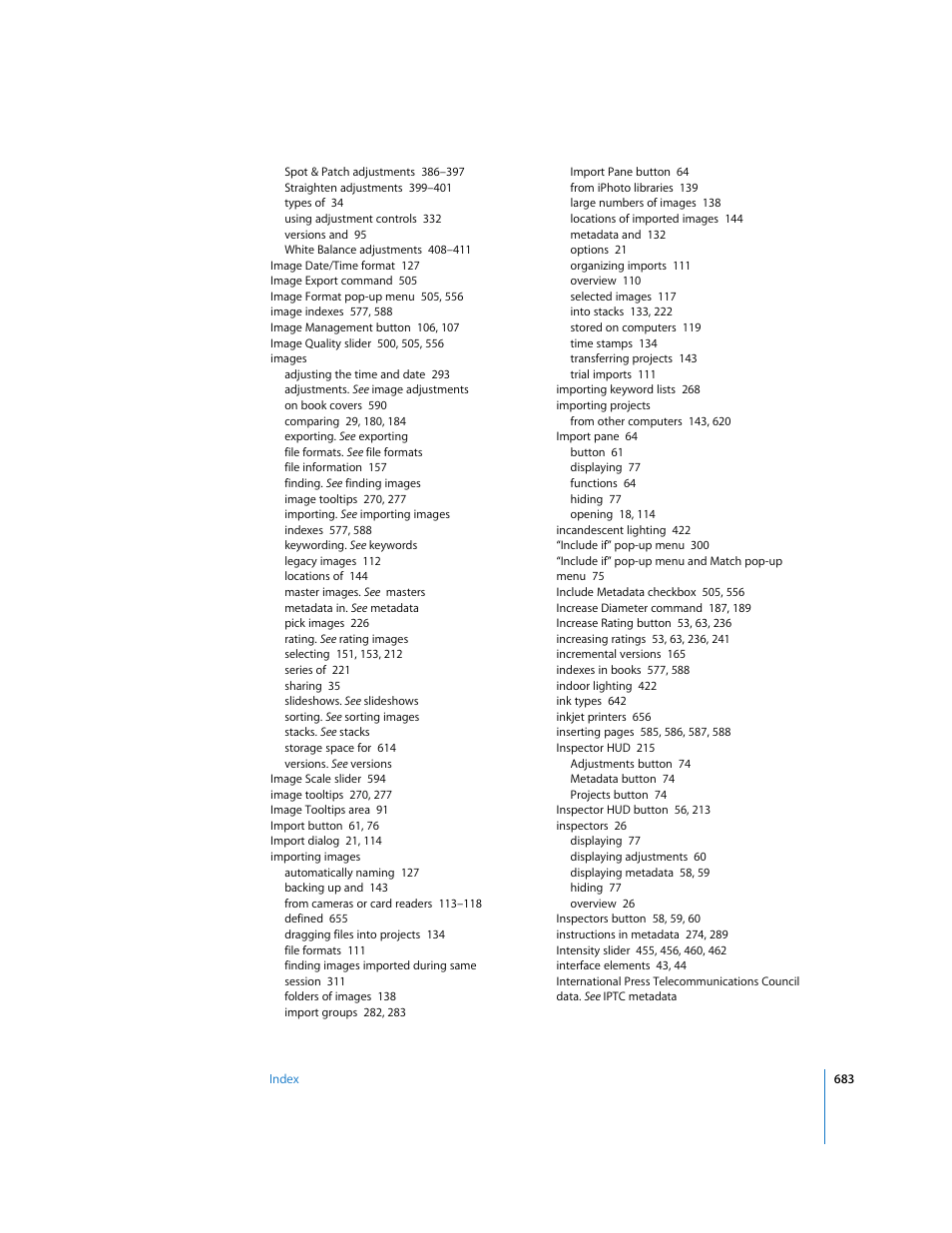 Apple Aperture 2 User Manual | Page 683 / 701