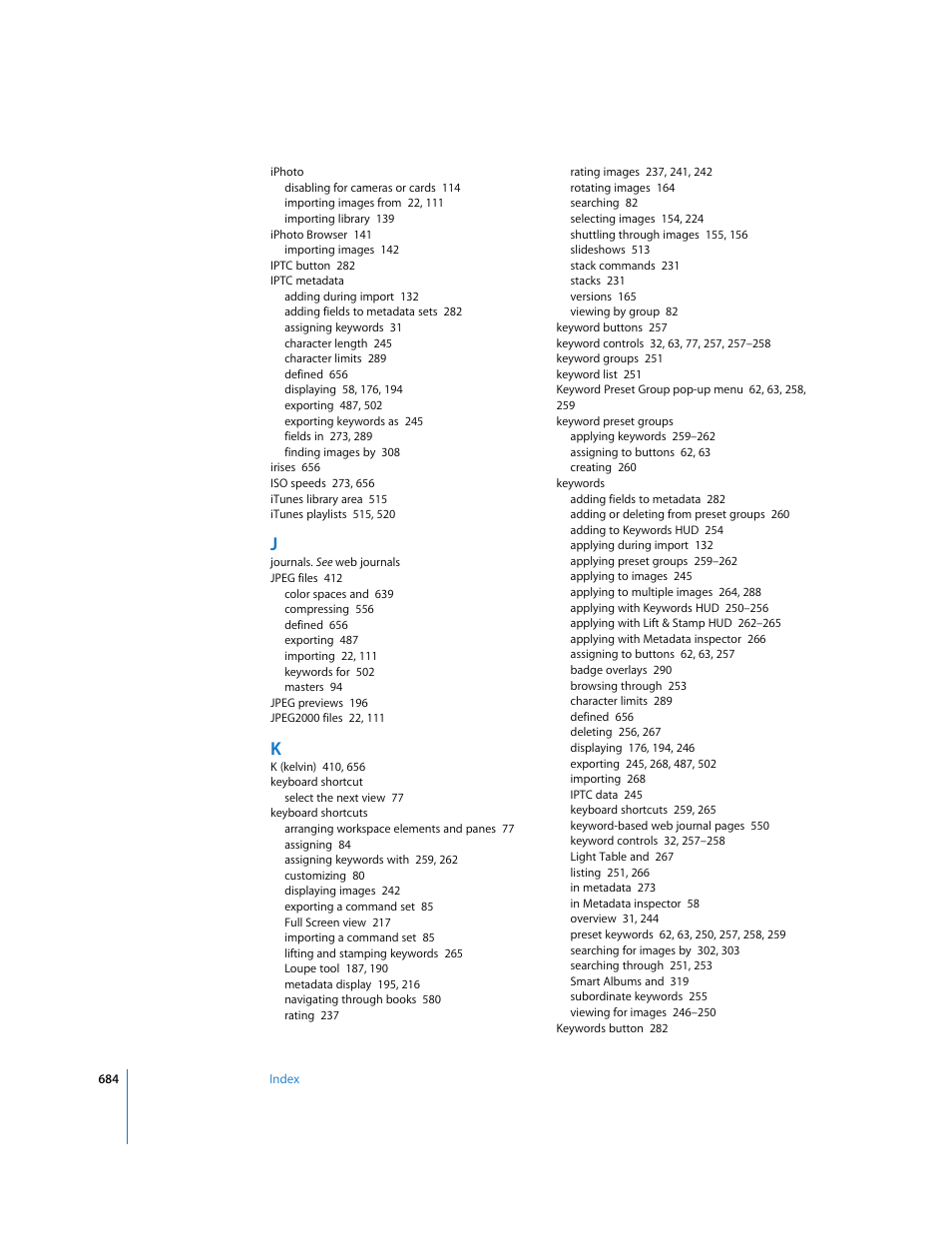 Apple Aperture 2 User Manual | Page 684 / 701
