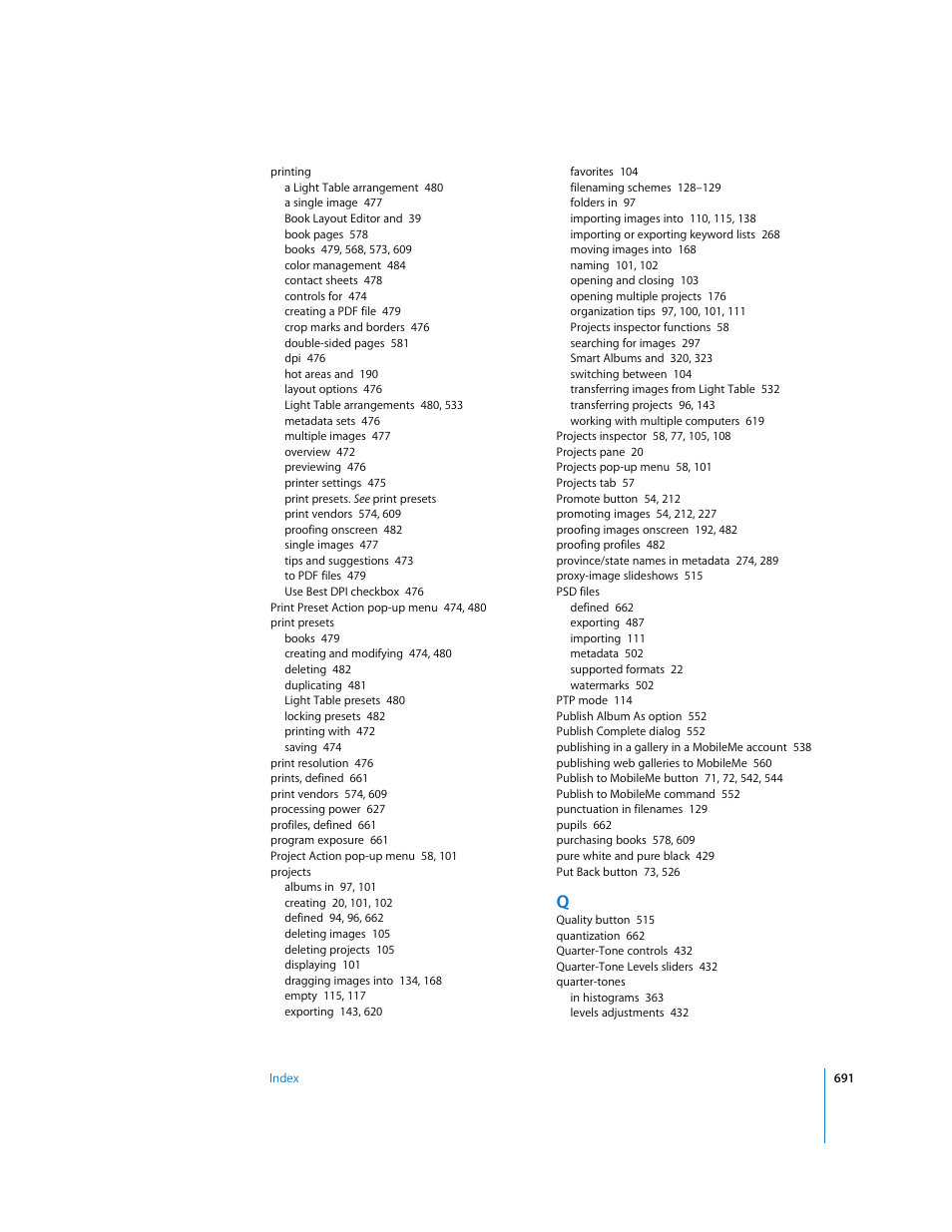 Apple Aperture 2 User Manual | Page 691 / 701