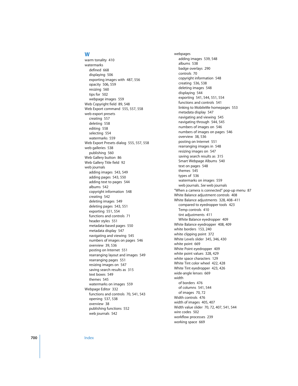 Apple Aperture 2 User Manual | Page 700 / 701