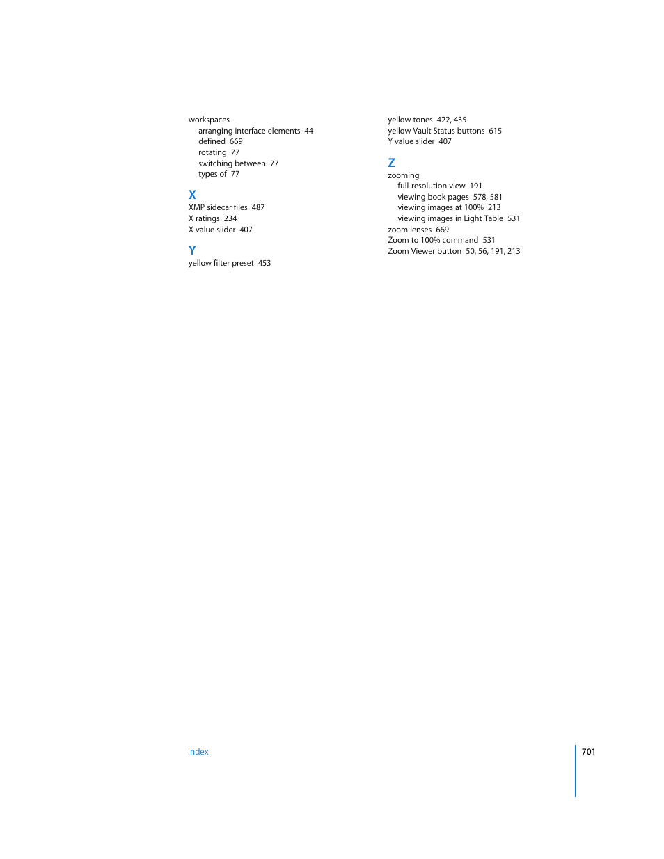 Apple Aperture 2 User Manual | Page 701 / 701