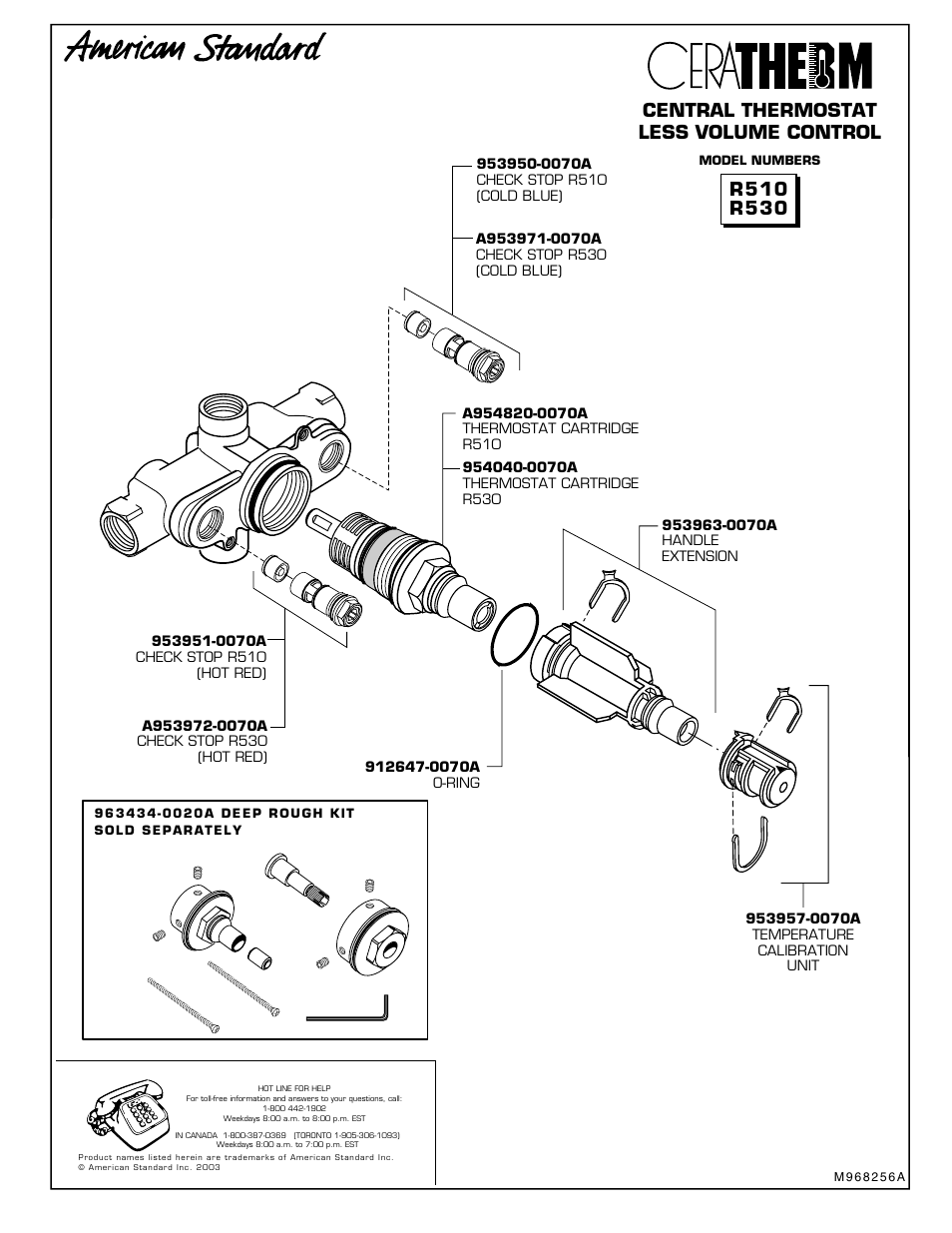 American Standard T050110 User Manual | Page 2 / 2