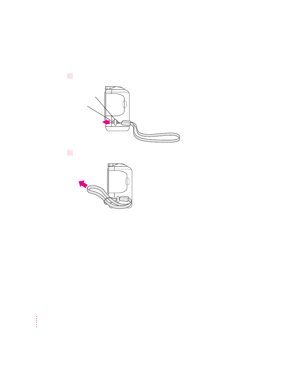 Attaching the carrying strap | Apple QuickTake 200 Camera User Manual | Page 10 / 98