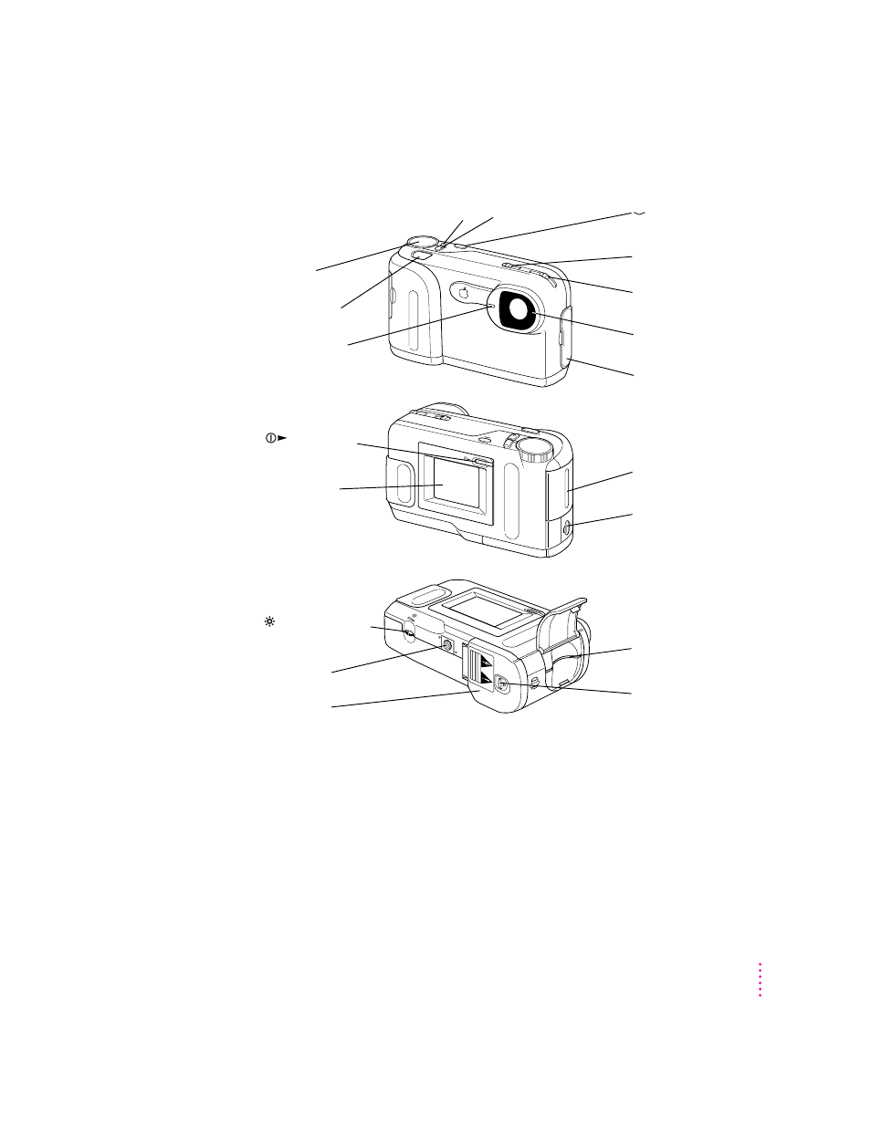 Your camera at a glance | Apple QuickTake 200 Camera User Manual | Page 3 / 98