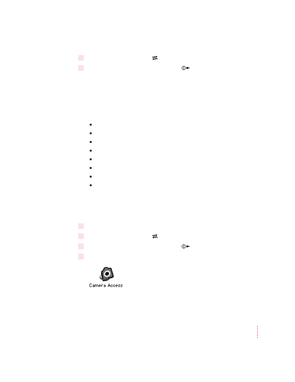 Connecting to the quicktake 200 camera | Apple QuickTake 200 Camera User Manual | Page 33 / 98